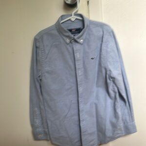 Vineyard Vines Blue Oxford Whale Button down
